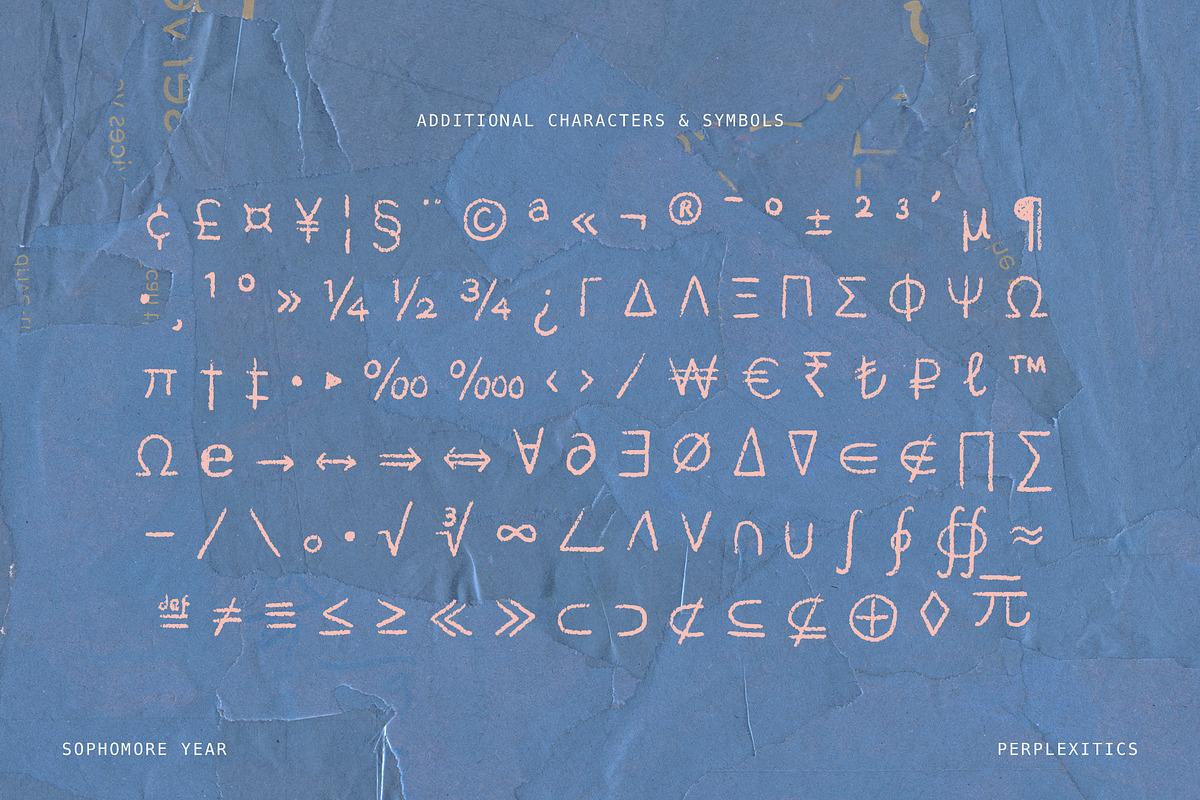 Oil Pastel Font Sophomore Year, a Handwritten Font by Perplexitics (Photo 10 of 10)