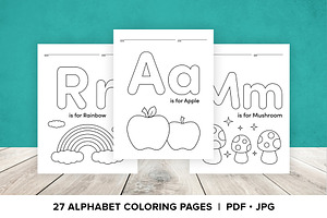 Alphabet Coloring Pages