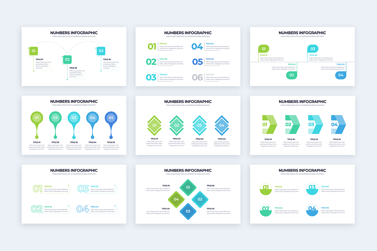 Numbers Keynote Templates, a Presentation Template by Slidesmash (Photo 2 of 4)