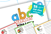 Ebook - Alphabets Tracing Letter, a Stationery Template by Glücklich Studio (Thumbnail 1 of 4)