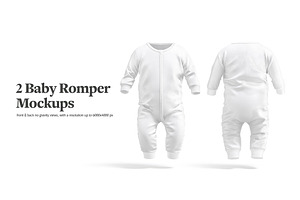 Baby Romper Mockups