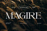 Magire Elegant Serif Font Typeface, a Serif Font by Perfectype (Thumbnail 1 of 6)