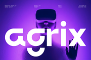 Agrix Modern Display Sans Serif Font, a Sans Serif Font by Vadovastd (Thumbnail 1 of 9)