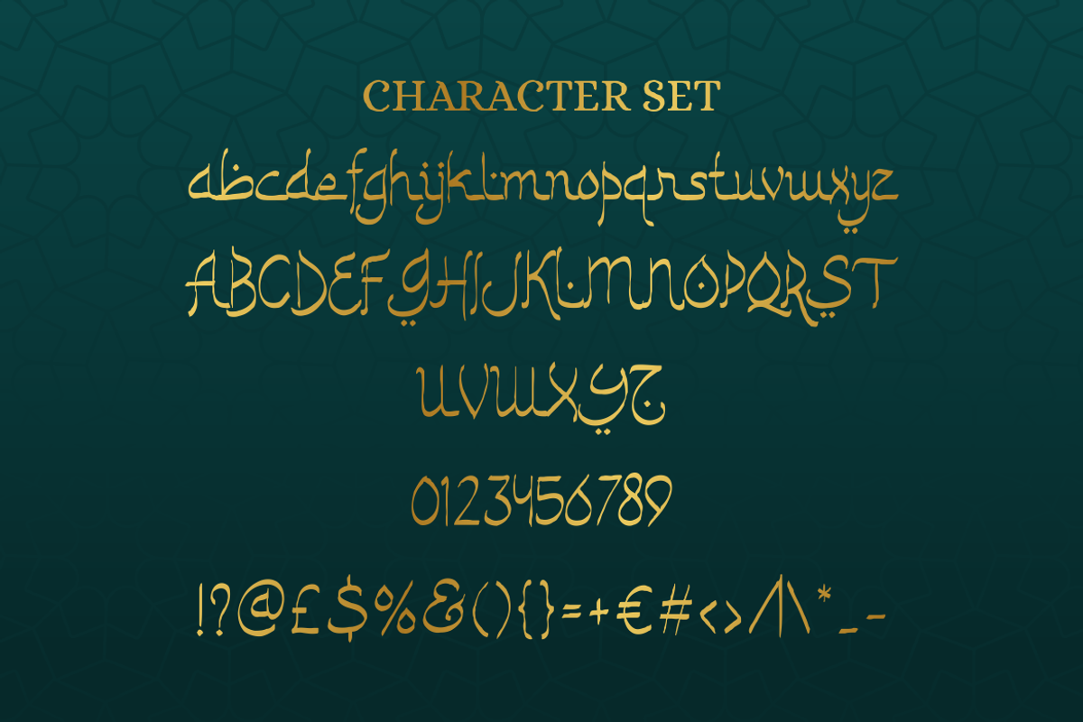 Zafirah Arabic Font, a Script Font by PutraCetol Studio (Photo 5 of 5)