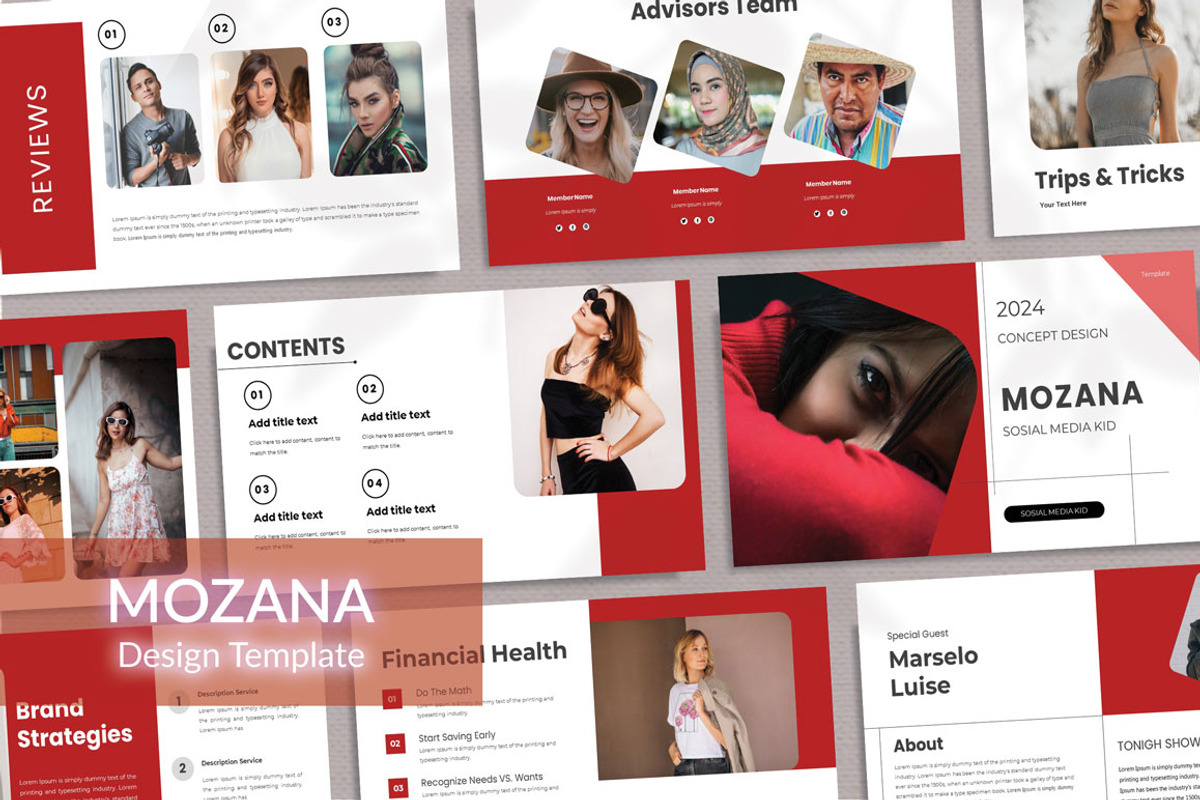Mozana Powerpoint Template, a Presentation Template by yanindesign (Photo 1 of 4)