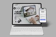 Tablet & Phone Screen Mockup, a Device Mockup by lamorastudio (Thumbnail 7 of 11)