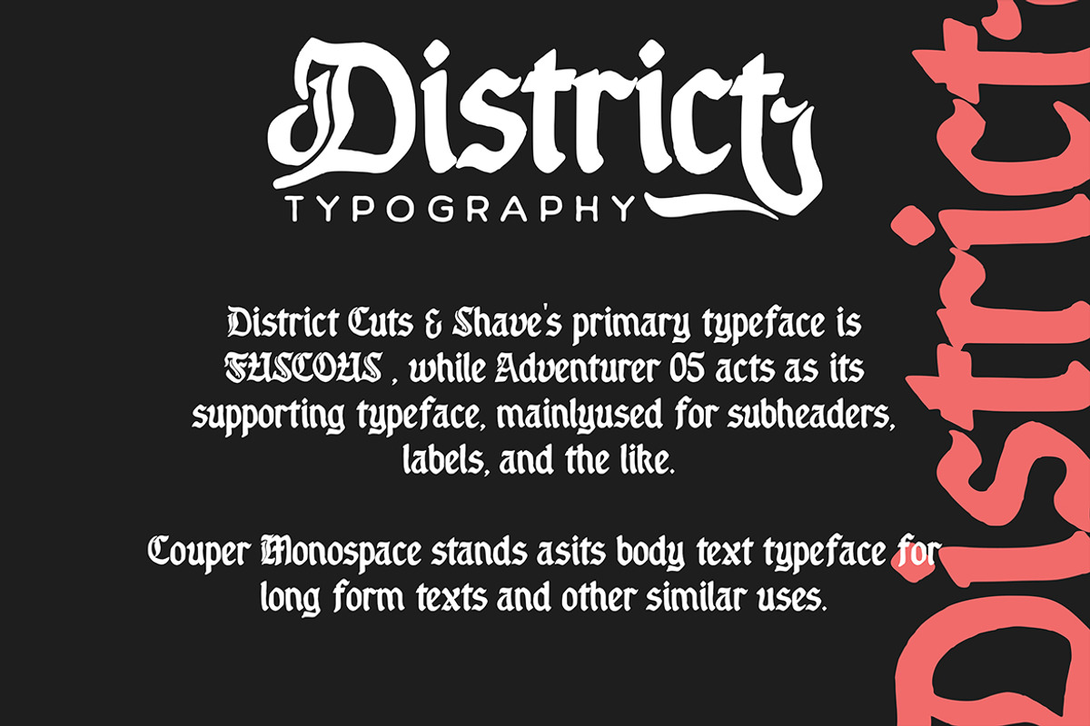 Fuscous – Bold Blackletter Typeface, a Font by Arendxstudio (Photo 7 of 12)