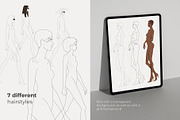 Female fashion figure templates, a Person Illustration by Asta Sia Le (Thumbnail 4 of 7)