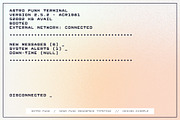 Astro Punk - NASA Punk Mono Font, a Sans Serif Font by Parker Creative (Thumbnail 9 of 9)