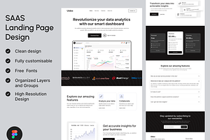 SAAS Landing Page Design