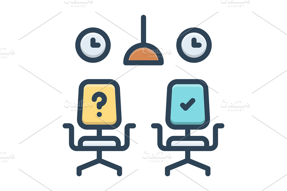 Vacancies job color icon, a Duotone Icon by Creative priyanka