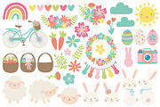 Sweet Easter Clipart Paper Set, a Graphic by Studio Hello Joy (Thumbnail 2 of 3)
