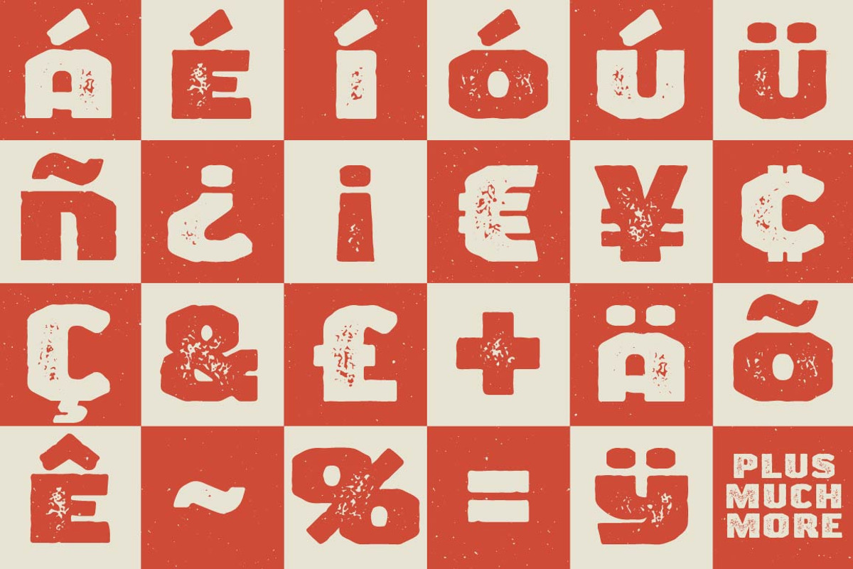 Big News I & II Font preview 6