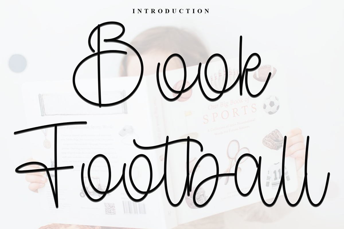 Book Football, a Handwritten Font by InermediaSTUDIO (Photo 1 of 7)