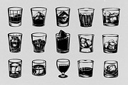 Whiskey Glass Vector, an Object Graphic by Alternate Studio (Thumbnail 5 of 6)