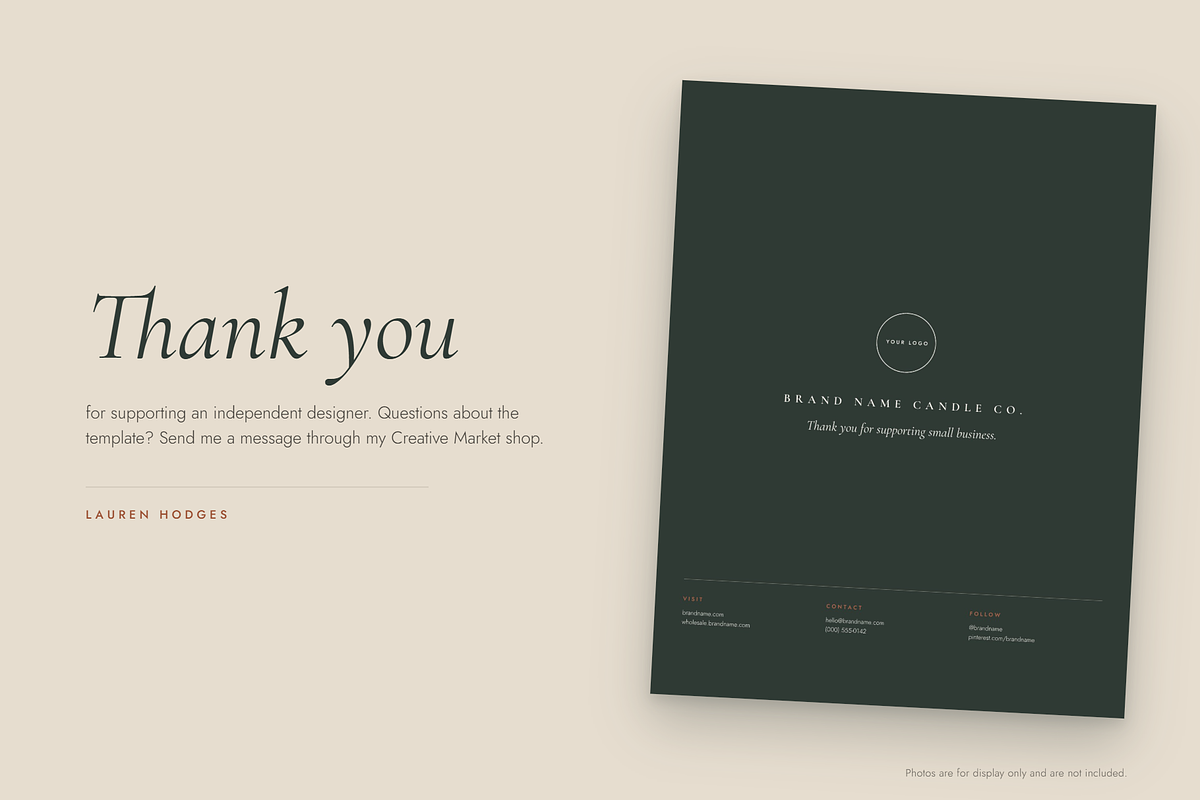 Wholesale Line Sheet Template, a Magazine Template by Lauren Hodges (Photo 15 of 15)