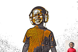 Stylish Comic Halftone PS Action