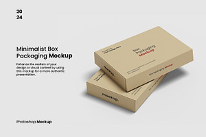 Minimalist Box Packaging Mockup