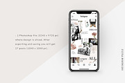 Instagram PUZZLE template - Floral, a Social Media Template by CreativeFolks (Thumbnail 5 of 6)