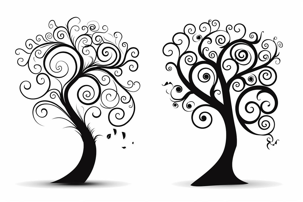 Tree Laser Cut Bundle | Decorative, a Graphic by Designs_River (Photo 8 of 12)