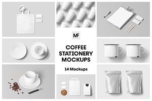 Coffee Stationery Mockups