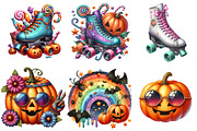 Groovy Halloween Day Clipart, an Illustration by Pixels.Craft (Thumbnail 2 of 7)