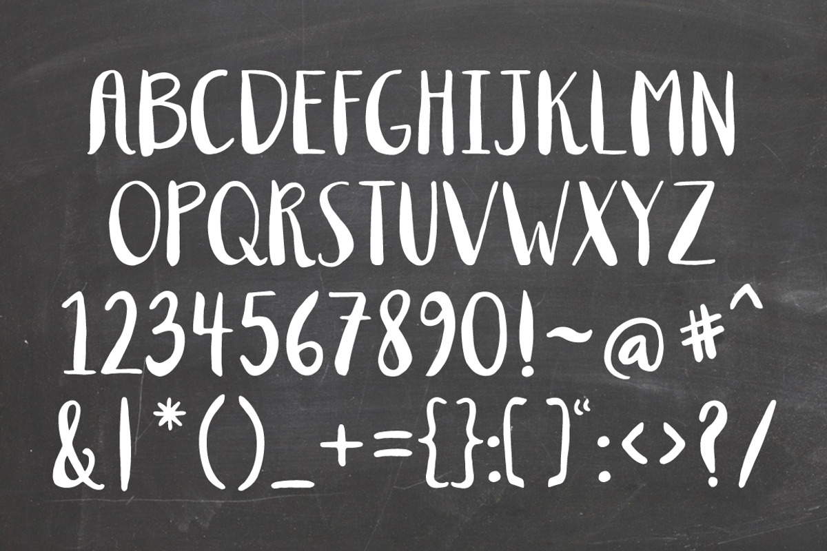 Milkmaid - A Smooth Uppercase Font preview 2