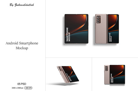 Android Smartphone Mockup, an Android Mockup by zuhraabdullah