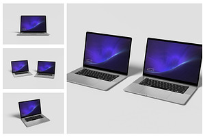 Laptop Mockup, a Mac Mockup by Hazzpro_Std