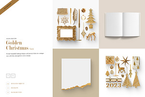 05_Golden Christmas Scene Creator