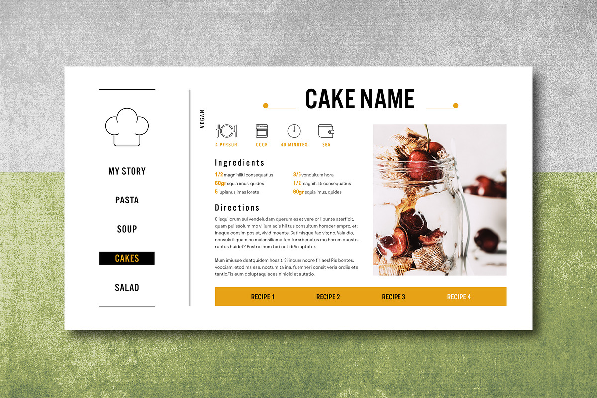 Interactive PDF Cookbook, a Templates & Theme by Grkic Creative (Photo 17 of 22)