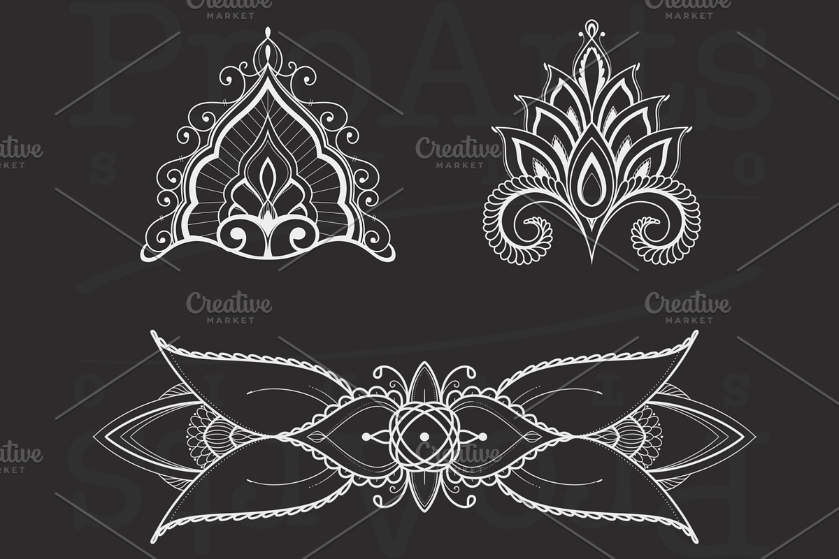 Ornament, Pattern Procreate Brushes, a Brush Add-On by Lucrumplus (Photo 2 of 8)