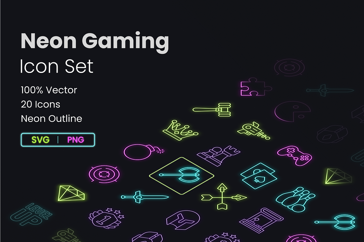 Gaming Icon set, an Object Graphic by Premast (Photo 1 of 3)