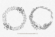 20 vintage floral wreaths, a Decorative Illustration by Chelovector (Thumbnail 2 of 2)