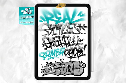 Graffiti Pack For Procreate by IKOS, a Brushes & More by Torus1