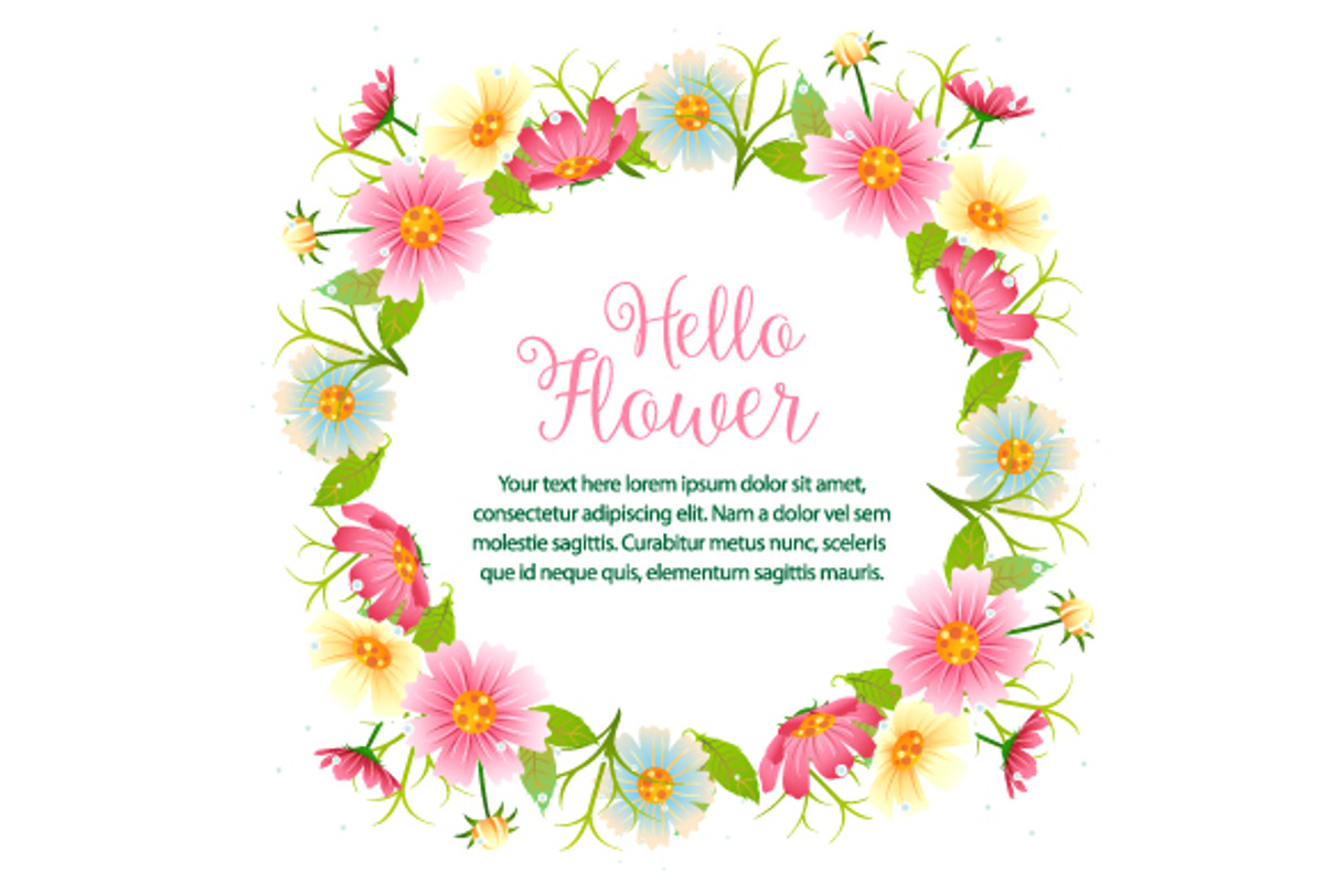 33 Flower Wreath Vector Collection, a Graphic by Propylparaben (Photo 3 of 14)
