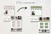 Influencer Media Kit Template Canva, a Marketing Template by Boltik Studio (Thumbnail 5 of 5)