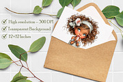 Whimsical Summer Girls Clipart, an Illustration by Libby Wishes (Thumbnail 6 of 6)