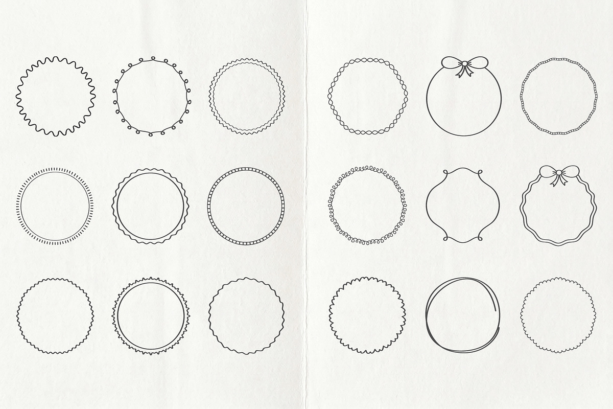 Hand Drawn Decorative Frames, a Decorative Illustration by PixMarket (Photo 7 of 7)