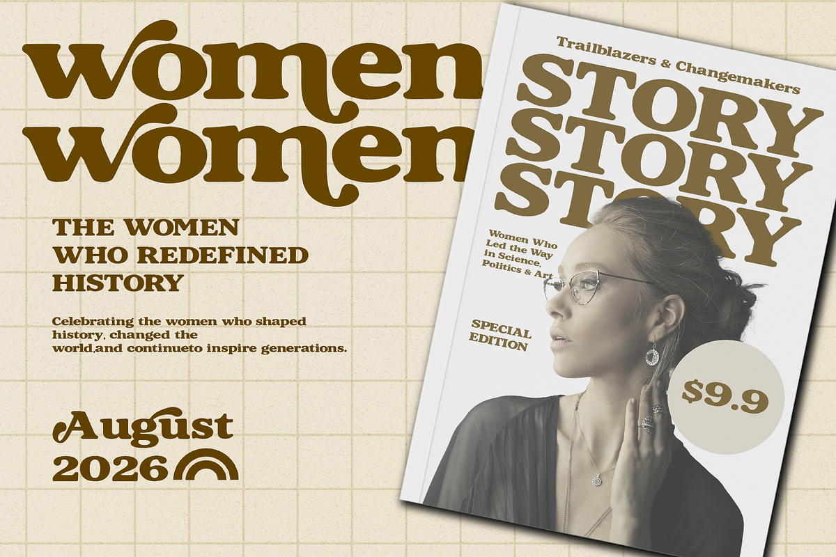 Refined Sugarish – Retro Sweet 70s, a Serif Font by Black Junst (Photo 2 of 10)