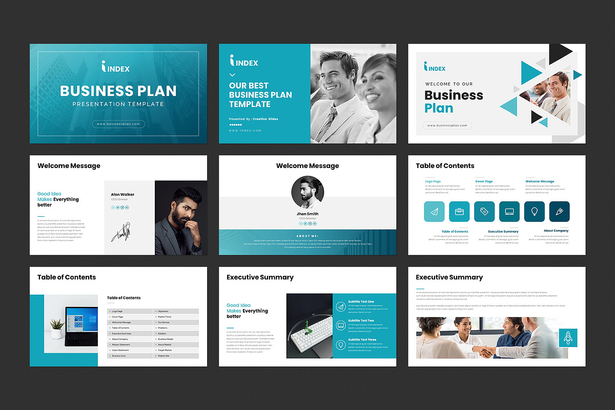 Business Plan Presentation Template, a Presentation Template by CreativeSlides (Photo 2 of 16)