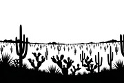 collection of desert cactus silhouet, an Illustration by Amazin_art (Thumbnail 28 of 33)