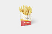French Fries Packaging Mockup, a Packaging Mockup by Seven Lights (Thumbnail 8 of 19)