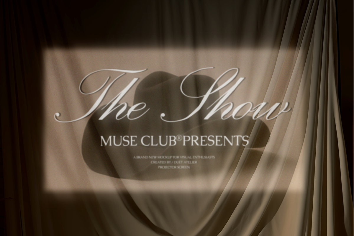 The Show | Projector Screen Mockup, an Advertising Mockup by Duet Atelier (Photo 1 of 5)