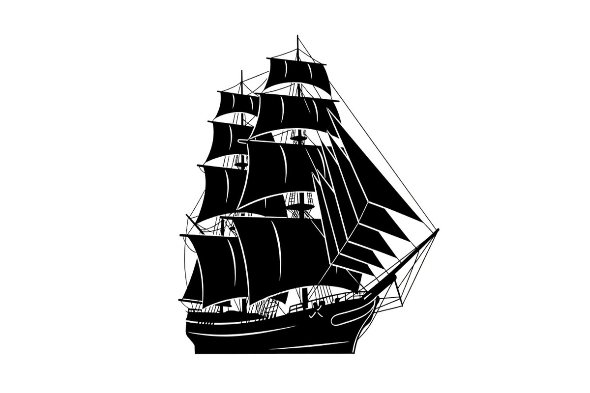 Vintage Sailing Ship SVG Bundle, an Illustration by Designs_River (Photo 28 of 31)