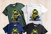Cool frog wearing hoodie., an Animal Illustration by yod67 (Thumbnail 3 of 9)