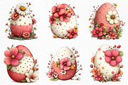 Whimsical Easter Eggs & Flower Png, an Illustration by Craft Nest (Thumbnail 6 of 11)