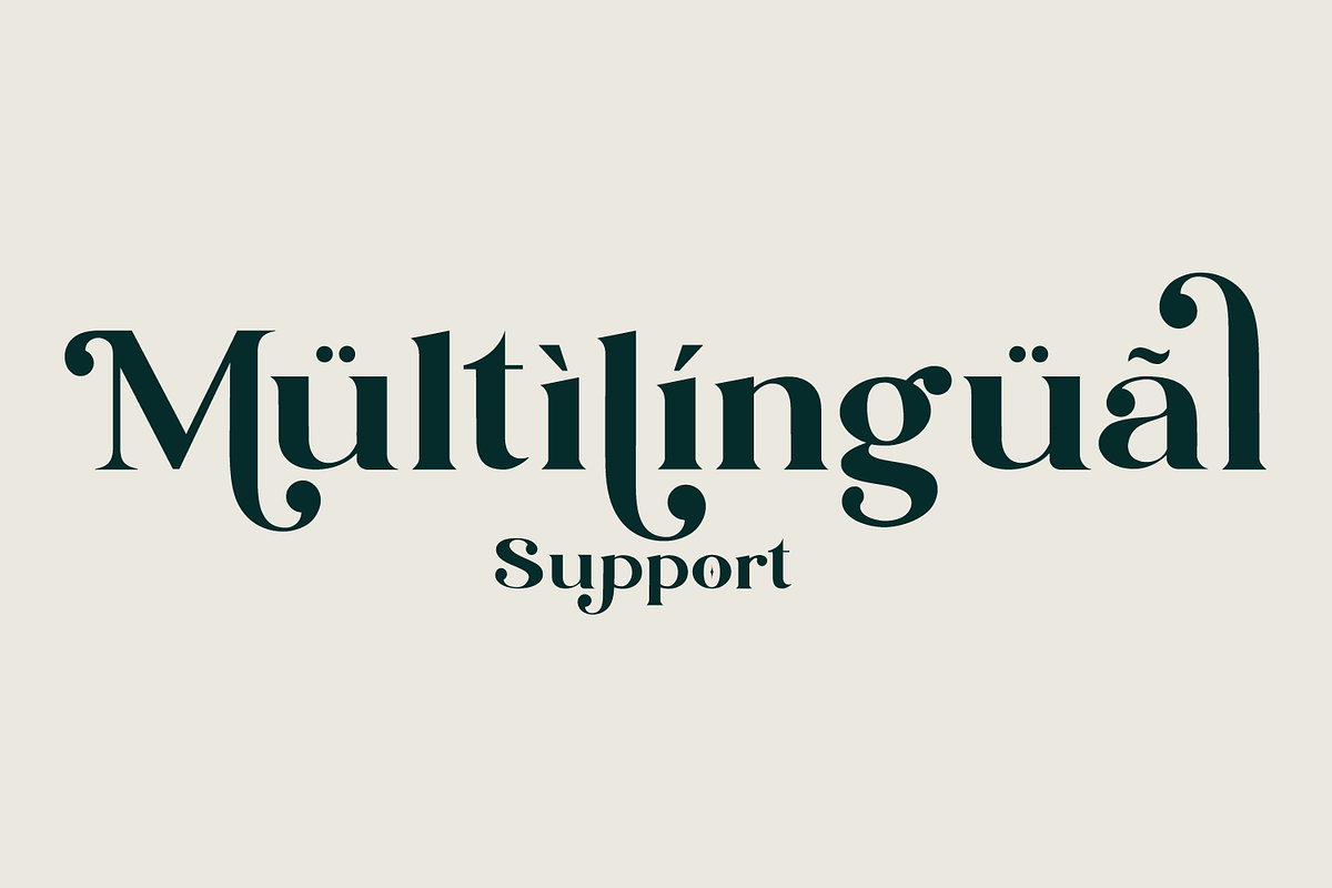 Blue Village – Modern / Vintage Font, a Serif Font by Issam Type (Photo 8 of 12)