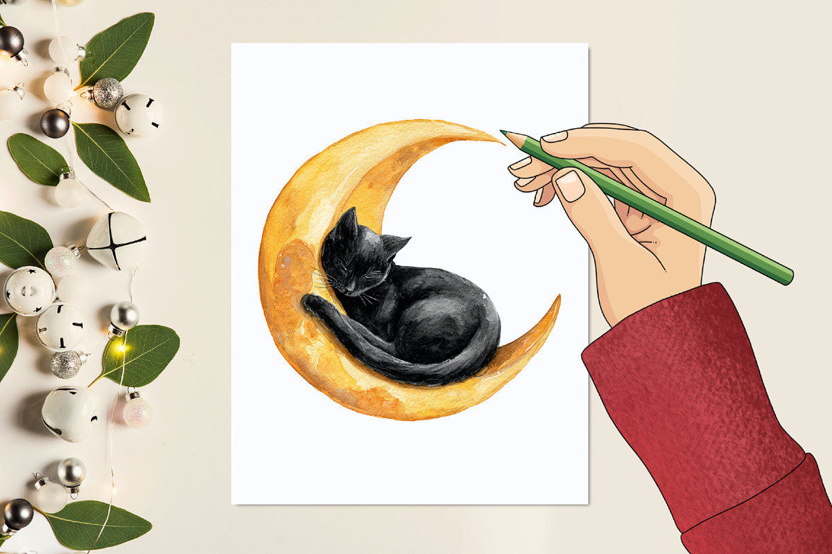 Watercolor Creepy and Cozy Halloween, a Graphic by designcity5 (Photo 4 of 5)