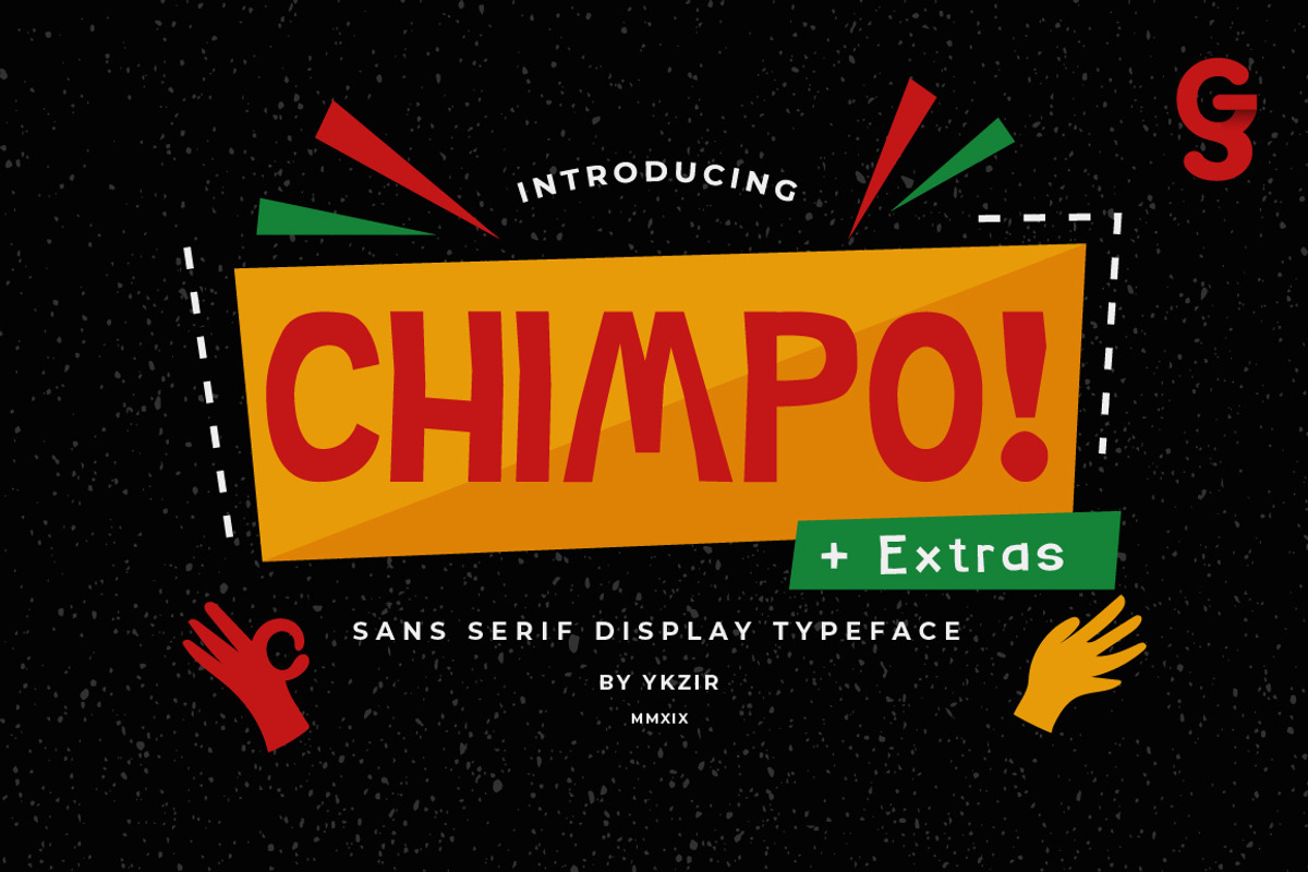 Chimpo Typeface + BONUS